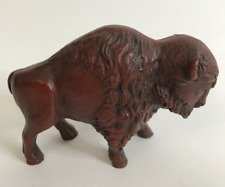 Vintage Syroco Buffalo Wooden 5" Figurine