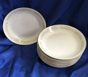 Fine China Of Japan MARIE (GOLD TRIM) Soup Salad Bowls Set Of 8 Vintage - Picture 1 of 5