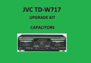 KIT de réparation cassette stéréo JVC/VICTOR TD-W717 - tous condensateurs - Photo 1/17