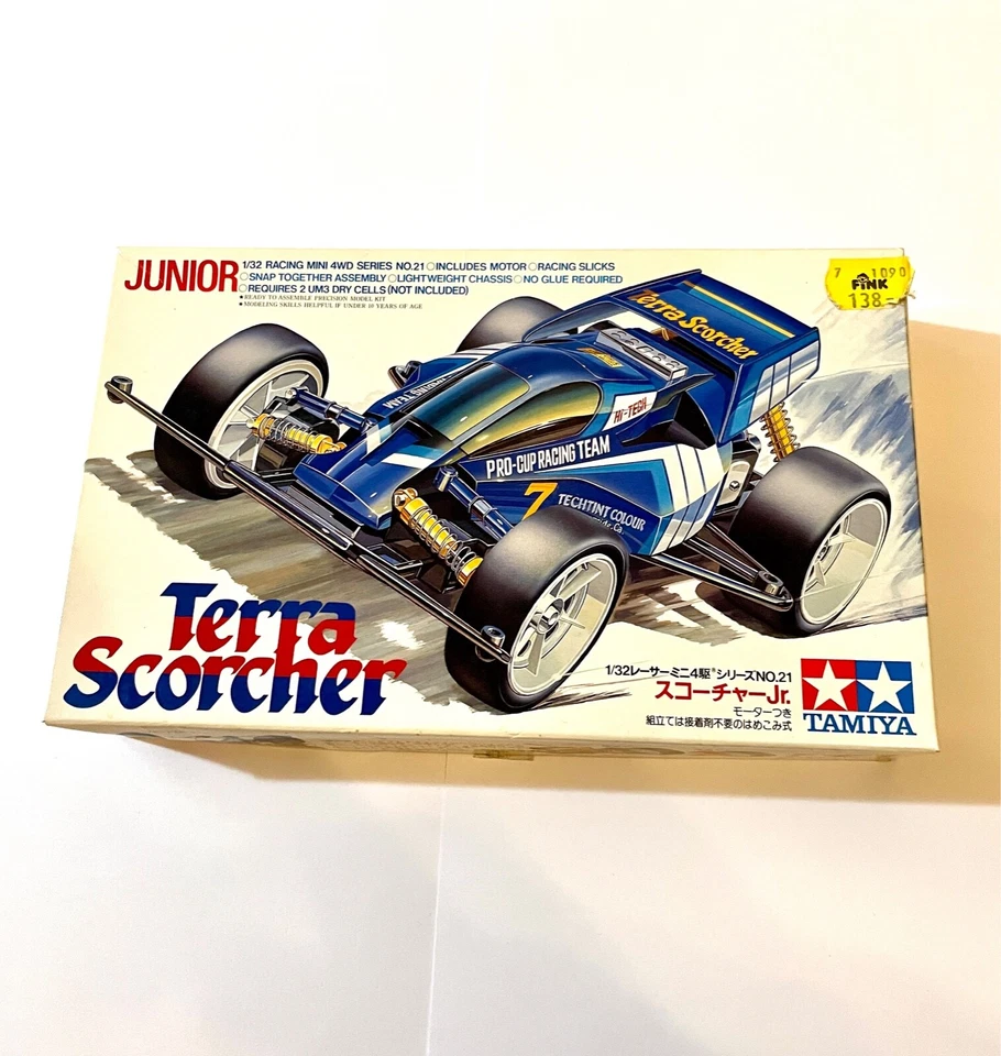 Tamiya Mini 4WD Terra Scorcher Jr 1/32 Racer Series No. 21 assembled VINTAGE - Image 1 of 4