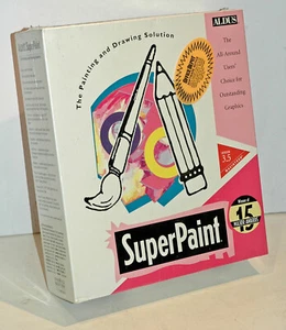VINTAGE APPLE MACINTOSH SOFTWARE BLOWOUT: Sealed New ALDUS SuperPaint V3.5 - Picture 1 of 4