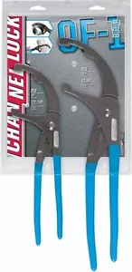 Channellock 2pc Medium & Large Oil Filter Plier Set, 12" & 15.5" #OF-1 - Picture 1 of 1