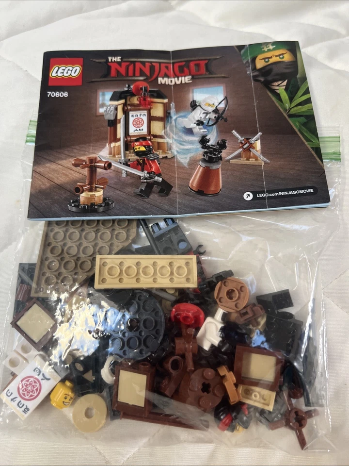 70606 LEGO Complete The Ninjago Movie Spinjitzu Training minifigures instruction - Image 1 of 1