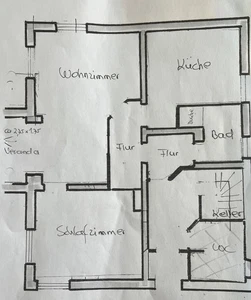 Vermietung 2 Zimmer-Wohnung - Bild 1 von 1