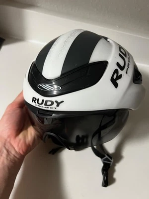 Шлем Rudy Project Boost 01 S/M — б/у, хорошее состояние товара, козырек в комплекте - Изображение 1 из 4