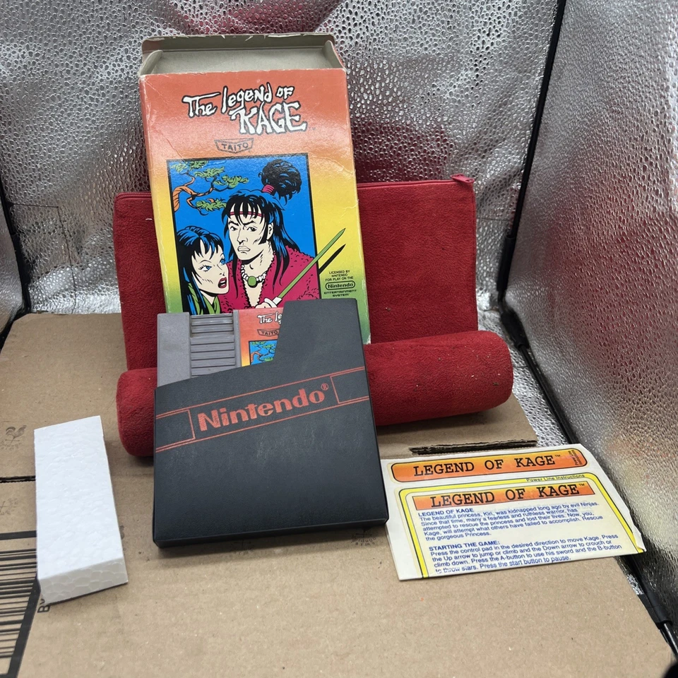 The Legend of Kage (Nintendo NES, 1987) Rev A CIB - Image 1 of 4