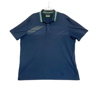 PGA Tour Pro Series Athletic Fit Golf Polo Short Sleeve Blue & Green Size XXL - Picture 1 of 8