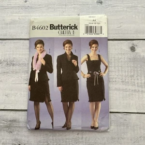 Butterick 4602 Sewing Pattern Jacket Top Skirt Suit Miss Sizes 6-12 UNCUT  - Picture 1 of 3