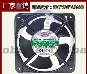1pc QA18060HBL2 220V 0.35A 18CM 18060 Industrial Axial Cooling Fan - Picture 1 of 5