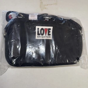 BRIGHTON The Love Essentials Crossbody Bag Black Limited Edition NWT $88 - Picture 1 of 4