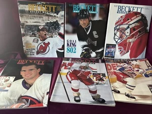 Beckett Hockey Monthly Magazine Lot Of 6 Good Clean Condition - Picture 1 of 6