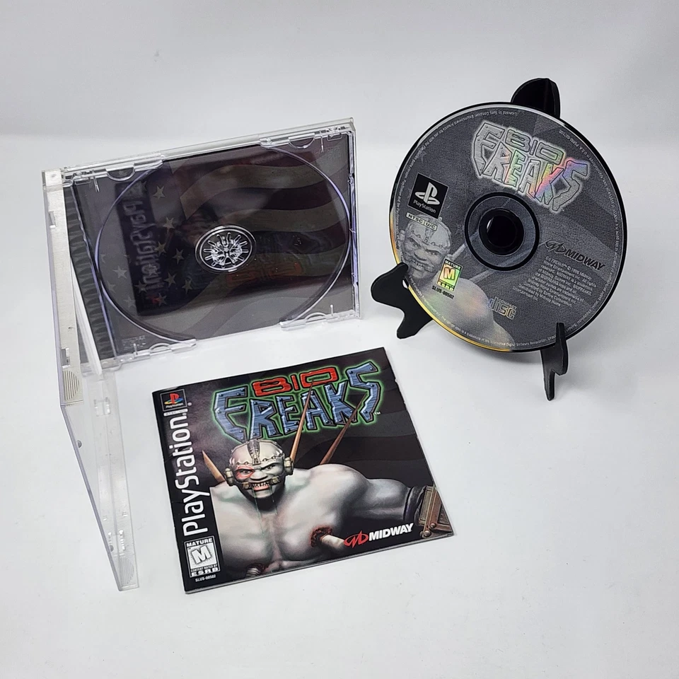 Bio Freaks (PS1 Playstation 1) Complete CIB - Tested - Image 1 of 4