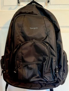 TARGUS “ The groove” Padded Black Laptop Backpack Width 15” Length 18” NWOT - Picture 1 of 15