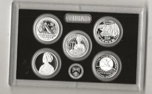 2023 S 5-piece SILVER American Women Quarters Proof Set No box or COA - Picture 1 of 2