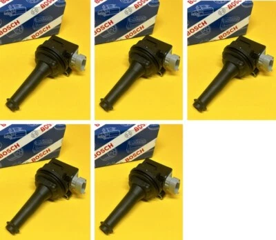 Bobinas de encendido x 5 para Ford MA + MB MONDEO XR5 2,5 L Turbo 07-14 HUBA 2 años de garantía Foto 1 de 3