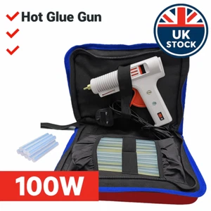 Hot Glue Gun Kit with Glue Sticks | 100W Options | Fast Heat-Up | UK Stock | - Picture 1 of 25