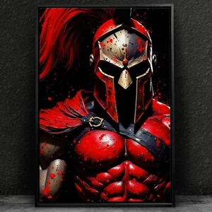 ✅ Wandbild, Gladiator Krieger - Acrylglas, Leinwand, Poster BILD, Kunst Art - Bild 1 von 8