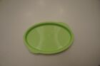 couvercle tupperware ovale vert 11,5 cm
