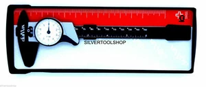 DialMax Sliding Clock Caliper 0.1 mm Reading Measurements in mm & inches Swiss - Picture 1 of 2