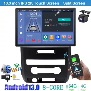 Radio estéreo GPS para automóvil 4+64G 8 núcleos Carplay para Ford F150 2009 2010 2011 2012 2013 - Imagen 1 de 41
