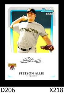 1-2011 BOWMAN PROSPECTS BASE STETSON ALLIE PIRATES QTY AVAILABLE - Picture 1 of 1