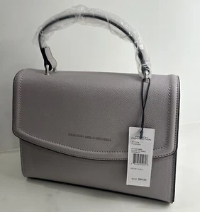 French Connection Purse Top Handle Satchel Crossbody Structured Bag Lilac $88 - Picture 1 of 13