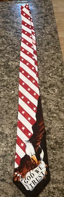 Corbata Fratello Para Hombre Estrellas Rayas Cuello Águila Bandera Americana BONITA Foto 1 de 4