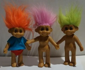 Lotto 3 bambole Russ Teen Troll Travis Tracey arti mobili - Foto 1 di 5