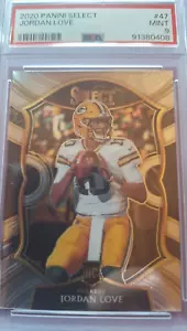 2020 Panini Select Jordan Love Die -Cut White Prizm #47 Mint PSA 9 - Picture 1 of 2