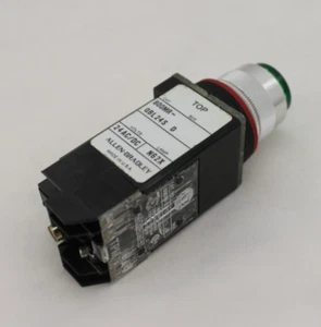 Allen-Bradley 800MR-QBL24GD1S Illuminated Pushbutton - Picture 1 of 8