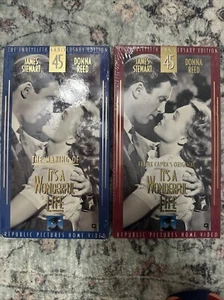 It's a Wonderful Life And The Making Of 45th Anniversary VHS Bundle NEW SEALED - Picture 1 of 5