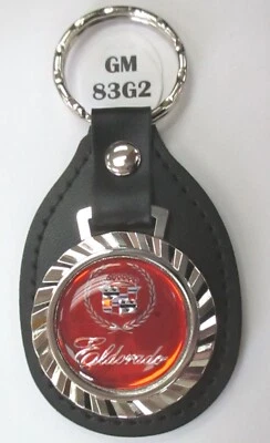Chaveiro de couro vermelho ELDORADO 82G2 Royal Chrome 1958 1959 1960 1961 1962 1963 - Imagem 1 de 4