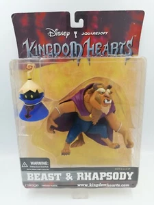 Disney Kingdom Hearts 6" Beast & 3.5" Rhapsody RARE Figures Set Mirage 2002 - Picture 1 of 5