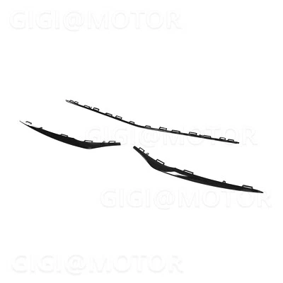 Cubierta de parachoques delantero negra moldura para Mercedes Benz W117 CLA 180 250 2016-19 Foto 1 de 4