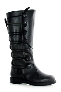Jon Snow Caballero Negro Ragnar Vikingo Nobleman Hombres Disfraz Botas con Cordones 10 11 12 - Imagen 1 de 3