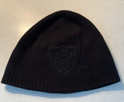 Armani Exchange Beanie Skull Cap Men Black Winter Hat - Image 1 of 4