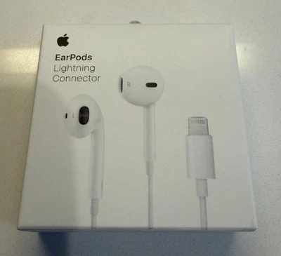 Apple EarPods with Lightning Connector In Ear Headset - White *Brand New Sealed - Image 1 of 4