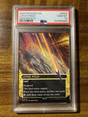 MTG✨LOTUS FIELD✨Edge of Eternities - Stellar Sights PSA 10 Mythic Land POP 1 ! - Image 1 of 4