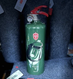 Safe T Design Feuerlöscher, E - TYPE, 1kg Pulverlöscher inkl. Manometer, ABC - Bild 1 von 2