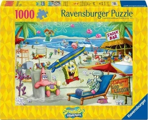 RAVENSBURGER PUZZLE*1000 TEILE*SPONGEBOB*BEACH FUN AT THE GOO LAGOON*NEU+OVP - Bild 1 von 1