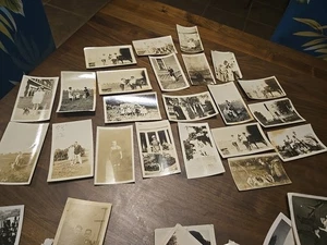 Lote 21 tarjetas de gabinete instantáneas de colección FOTOS perros caballos más 1900 a 1930 - Imagen 1 de 9