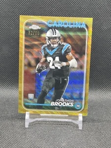 496@ 2024 Topps Chrome Rookies Jonathon Brooks #216 Gold Wave Refractor /50 (RC) - Bild 1 von 3