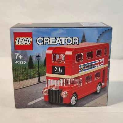LEGO Creator 40220 London Double Decker Red Bus England Ages 7 up Sealed Box NEW - Image 1 of 4