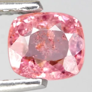 0.67Ct Natural Gemstone Spinel Orange Pink Cushion Unheated Mogok Myanmar - Picture 1 of 7