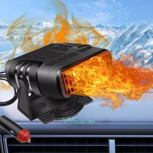 120W Electric Plug In Car Heater 12V DC Heating Fan Defogger Defroster Demister - Picture 1 of 24