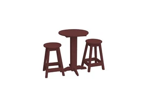 A&L Furniture Co. Amish-Made Poly Bistro Sets - Picture 1 of 23