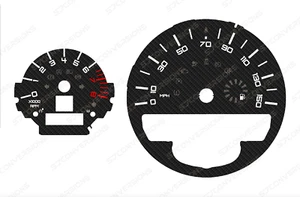 Mini Cooper R56 150MPH V1 Carbon Custom Dial Cards Gauges - Bild 1 von 1