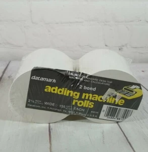 NOS Datamark 2 Bond Adding Machine Rolls 2-1/4" Rolls (155 Ft Each) #88100 - Bild 1 von 10
