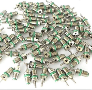 100pcs A Pack Green Bond Car A/C R134a Valve Stem Cores Replacement - Picture 1 of 6