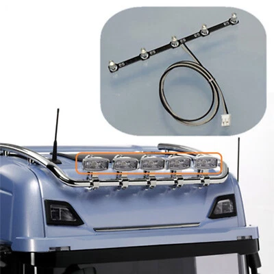 Car Roof Spotlight LED Light For TAMIYA 1/14 Scania 770S 6×4 56368 RC Car Truck - Image 1 of 4